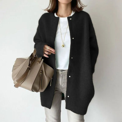Alessandra | Cardigan lungo in tessuto morbido