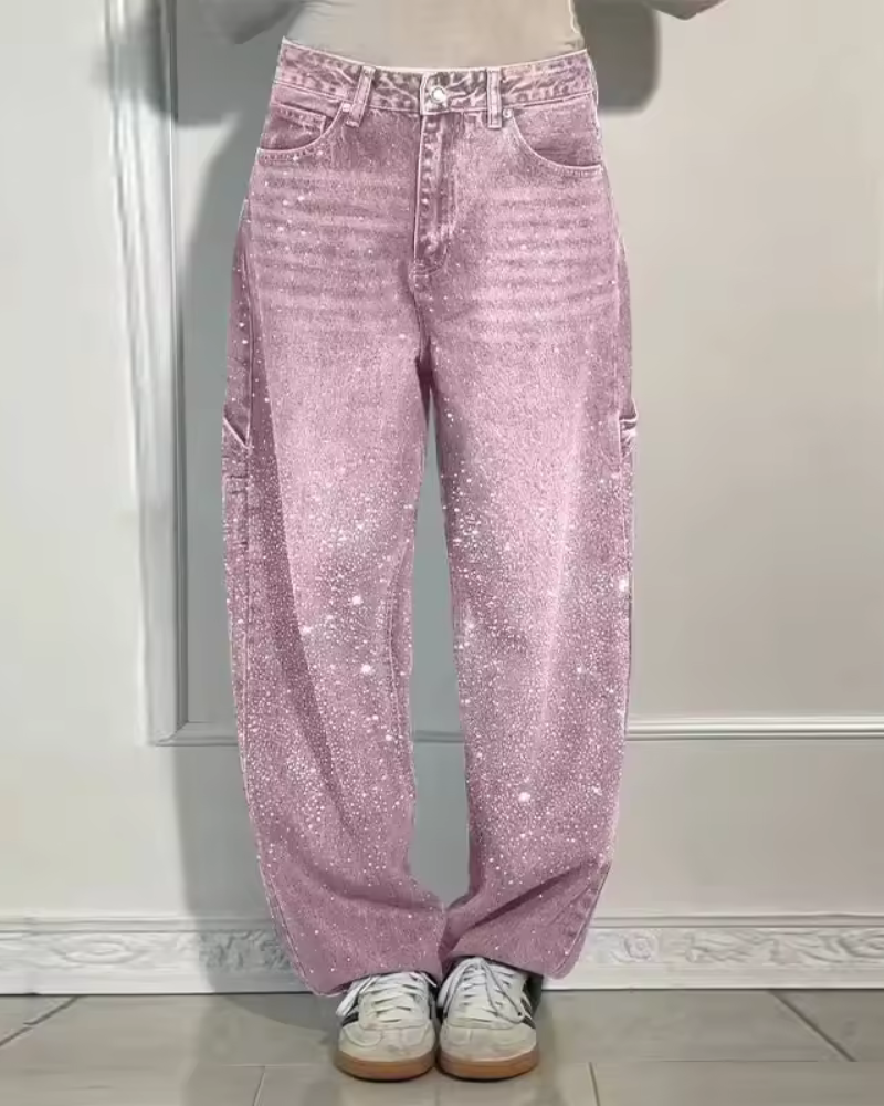 Caterina | Pantaloni carpenter in denim