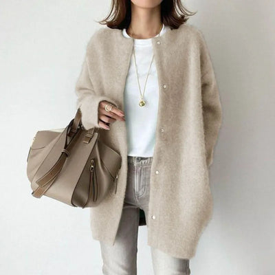 Alessandra | Cardigan lungo in tessuto morbido