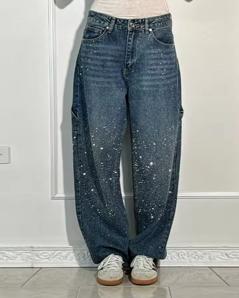 Caterina | Pantaloni carpenter in denim
