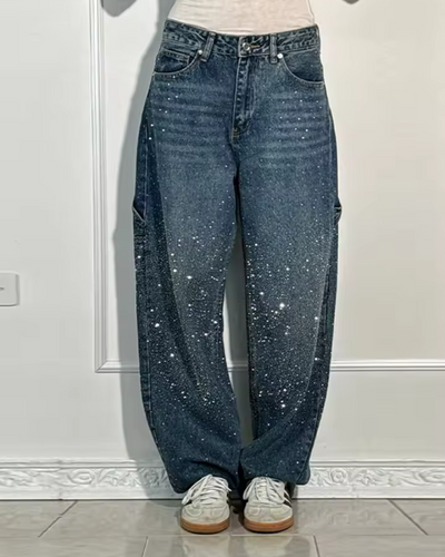 Caterina | Pantaloni carpenter in denim