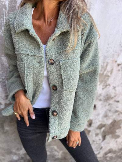 Sofia™ | Giacca corta effetto peluche