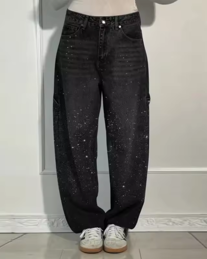 Caterina | Pantaloni carpenter in denim