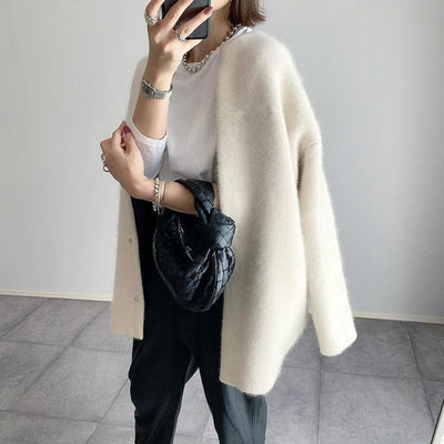 Alessandra | Cardigan lungo in tessuto morbido