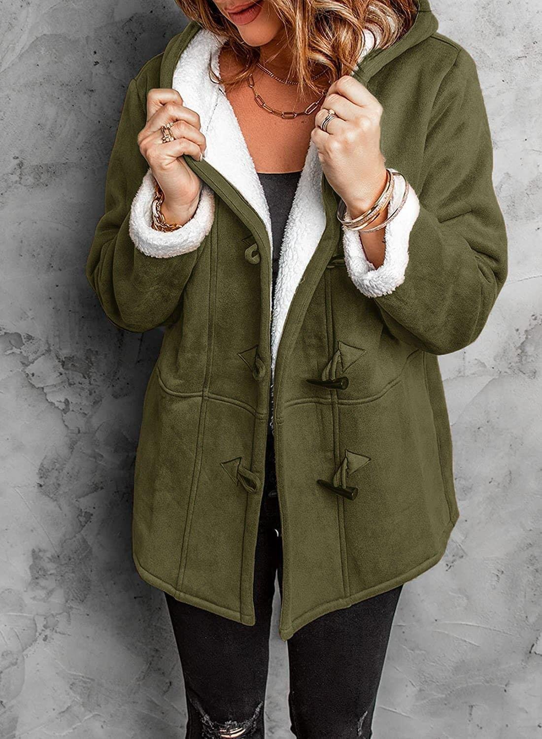 Sofia™ | Giacca morbida in pile con cappuccio