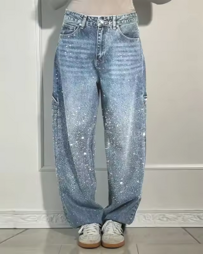 Caterina | Pantaloni carpenter in denim