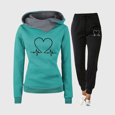 Daniela | Completo due pezzi con felpa con cappuccio e pantaloni jogger