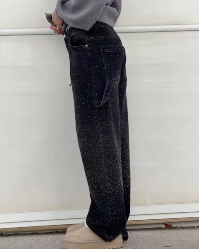 Caterina | Pantaloni carpenter in denim