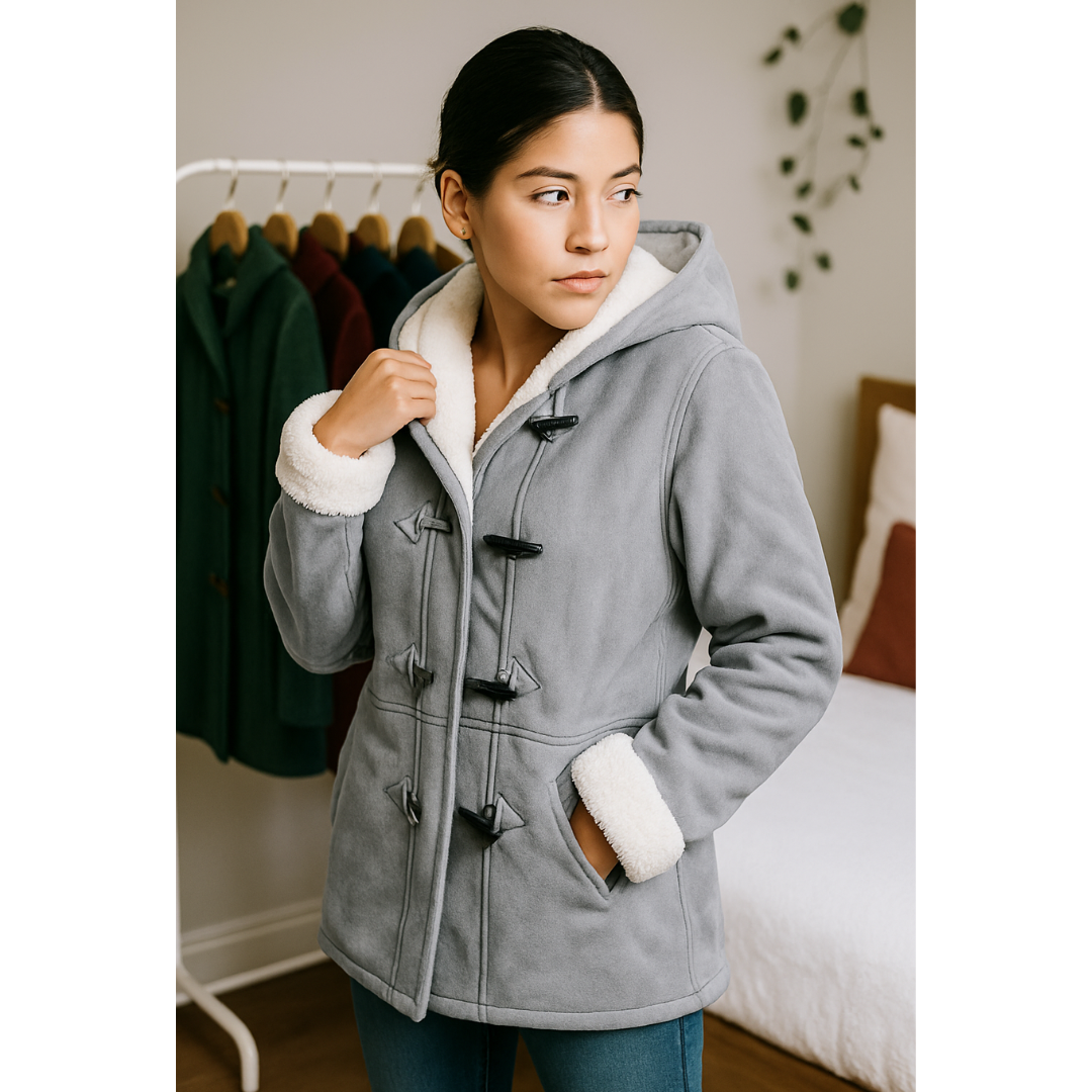 Sofia™ | Giacca morbida in pile con cappuccio