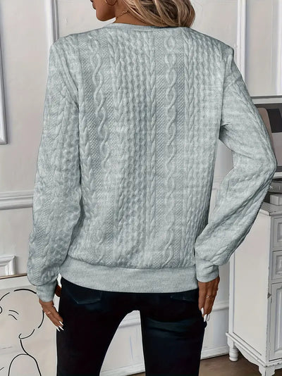 Sara | Maglione lavorato a maglia con dettaglio zip