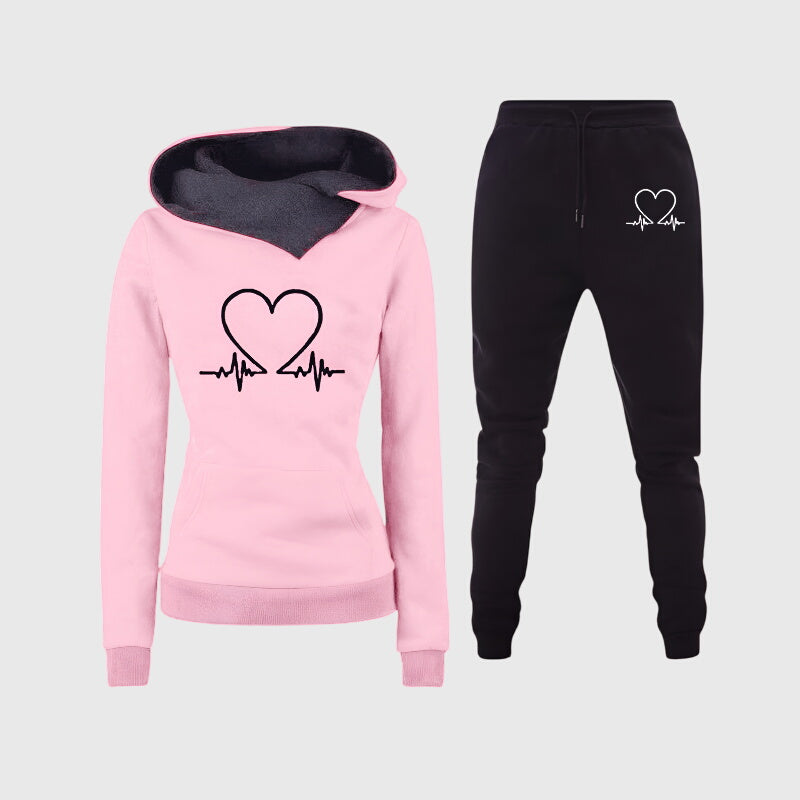 Daniela | Completo due pezzi con felpa con cappuccio e pantaloni jogger