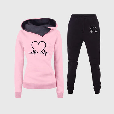 Daniela | Completo due pezzi con felpa con cappuccio e pantaloni jogger