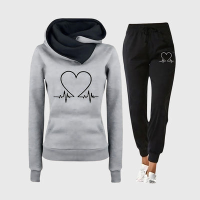 Daniela | Completo due pezzi con felpa con cappuccio e pantaloni jogger