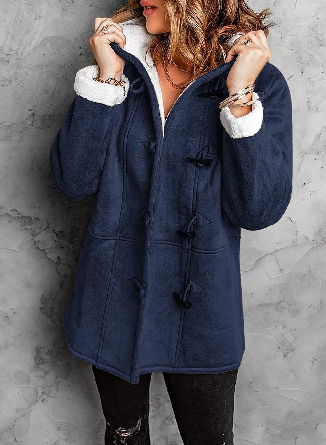 Sofia™ | Giacca morbida in pile con cappuccio