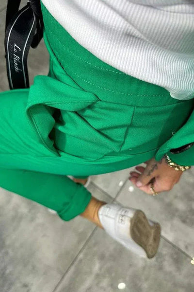 Eleonora | Completo sartoriale con blazer morbido e pantaloni dallo stile sportivo
