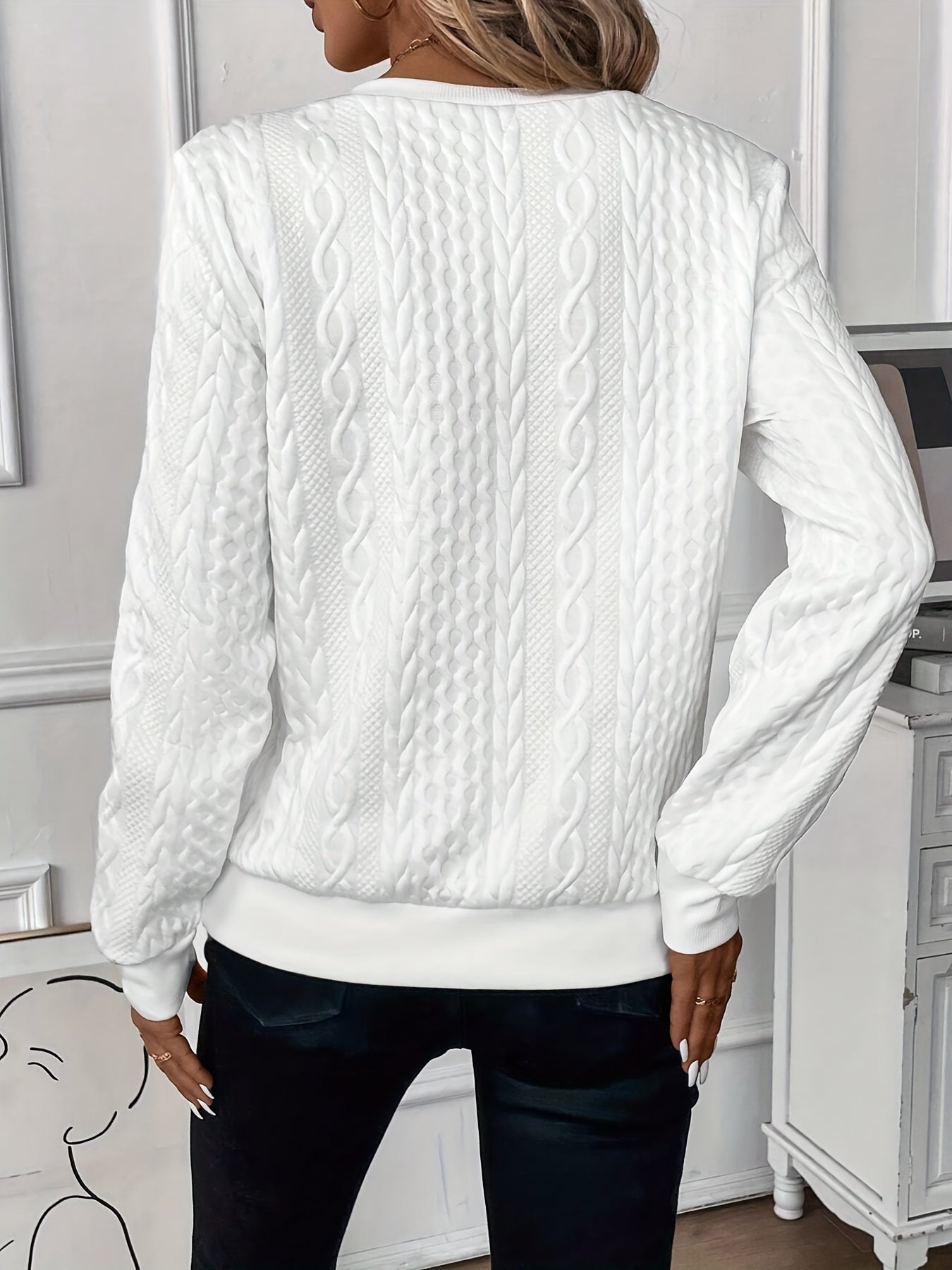 Sara | Maglione lavorato a maglia con dettaglio zip