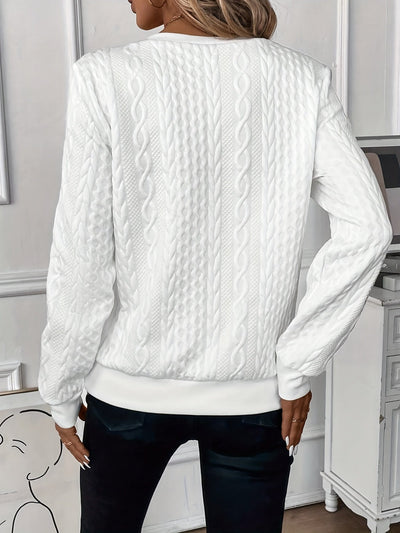 Sara | Maglione lavorato a maglia con dettaglio zip