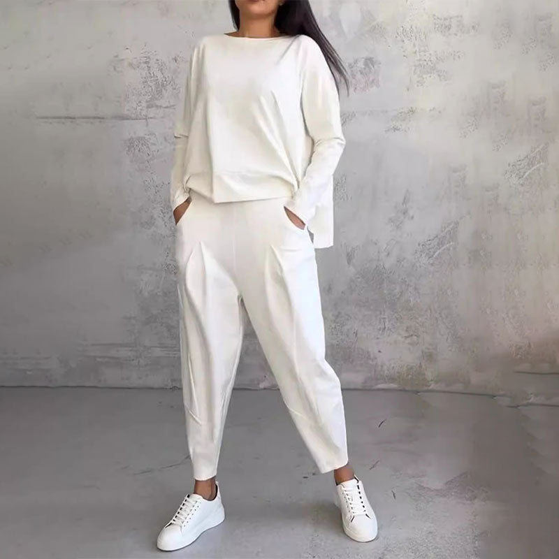 Isabella | Completo con camicia fluida e pantaloni ampi