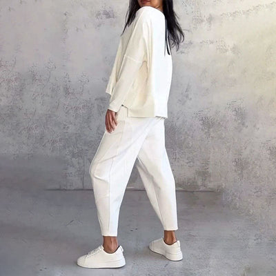 Isabella | Completo con camicia fluida e pantaloni ampi