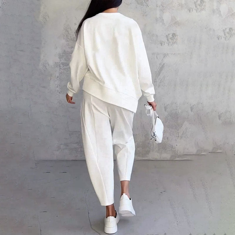 Isabella | Completo con camicia fluida e pantaloni ampi