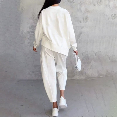 Isabella | Completo con camicia fluida e pantaloni ampi