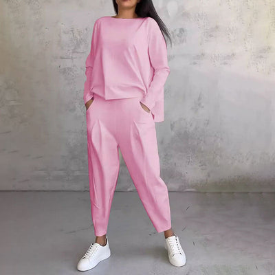 Isabella | Completo con camicia fluida e pantaloni ampi