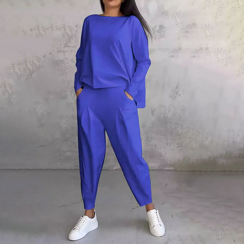 Isabella | Completo con camicia fluida e pantaloni ampi